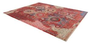 Tappeto Kairo Stilizzato Rosso Blu 246x300 Cm