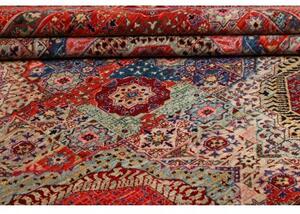 Tappeto Kairo Stilizzato Rosso Mattone Blu 274x353 Cm