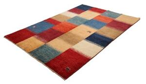 Tappeto Mosaic Geometrico Rosso Blu 166x235 Cm