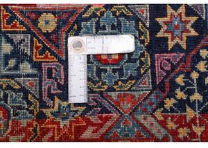Tappeto Kairo Medaglione Rosso Blu Corsia 85x393 Cm