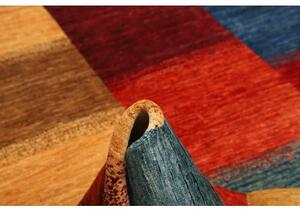 Tappeto Mosaic Geometrico Rosso Blu 166x235 Cm