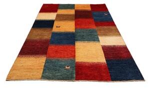 Tappeto Mosaic Geometrico Rosso Blu 166x235 Cm