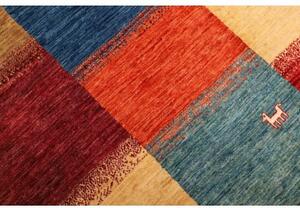 Tappeto Mosaic Geometrico Rosso Blu 166x235 Cm
