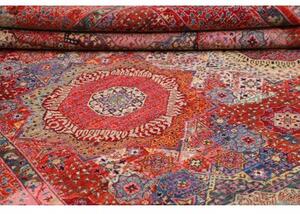 Tappeto Kairo Patchwork Rosso Blu 198x296 Cm