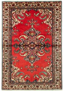 Tappeto Hamadan Stilizzato Rosso Beige 106x152 Cm