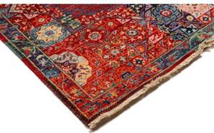 Tappeto Kairo Medaglione Rosso Blu Corsia 85x393 Cm