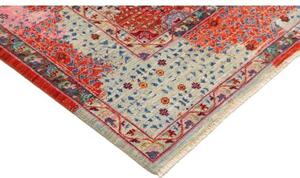 Tappeto Kairo Patchwork Rosso Blu 198x296 Cm