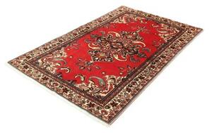 Tappeto Hamadan Stilizzato Rosso Beige 106x152 Cm