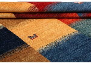 Tappeto Mosaic Geometrico Rosso Blu 166x235 Cm