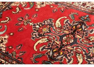 Tappeto Hamadan Stilizzato Rosso Beige 106x152 Cm