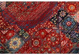 Tappeto Kairo Medaglione Rosso Blu Corsia 85x393 Cm