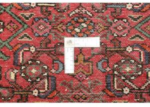Tappeto Hamadan Stilizzato Rosso Avorio 102x147 Cm