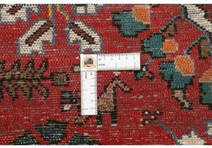 Tappeto Hamadan Stilizzato Rosso Avorio 106x147 Cm