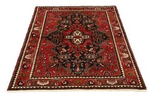 Tappeto Hamadan Stilizzato Rosso Blu Scuro 108x153 Cm