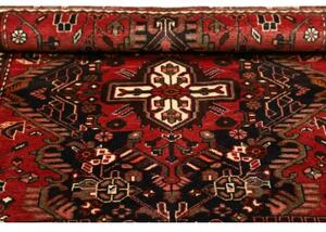 Tappeto Hamadan Stilizzato Rosso Blu Scuro 108x153 Cm