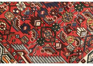 Tappeto Hamadan Stilizzato Rosso Mattone Blu Notte 97x150 Cm