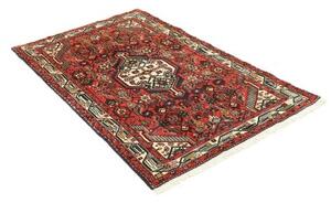 Tappeto Hamadan Stilizzato Rosso Mattone Blu Notte 97x150 Cm