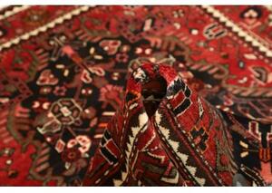 Tappeto Hamadan Stilizzato Rosso Blu Scuro 108x153 Cm