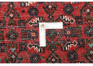 Tappeto Hamadan Stilizzato Rosso Nero 104x157 Cm
