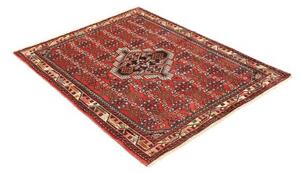 Tappeto Hamadan Stilizzato Rosso Blu Scuro 108x148 Cm