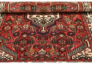 Tappeto Hamadan Stilizzato Rosso Mattone Blu Notte 97x150 Cm