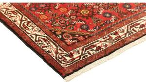 Tappeto Hamadan Stilizzato Rosso Avorio 105x154 Cm