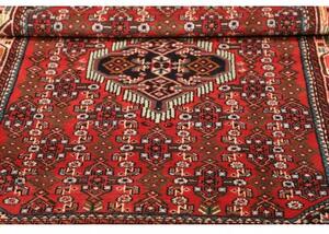 Tappeto Hamadan Stilizzato Rosso Blu Scuro 108x148 Cm