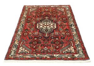 Tappeto Hamadan Stilizzato Rosso Mattone Blu Notte 97x150 Cm