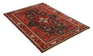 Tappeto Hamadan Stilizzato Rosso Blu Scuro 108x153 Cm
