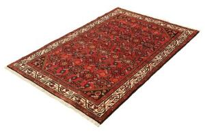 Tappeto Hamadan Stilizzato Rosso Avorio 105x154 Cm