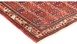 Tappeto Hamadan Stilizzato Rosso Blu Scuro 108x148 Cm