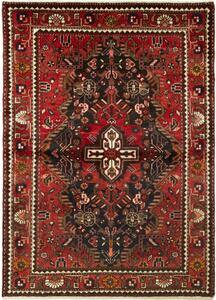 Tappeto Hamadan Stilizzato Rosso Blu Scuro 108x153 Cm