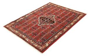 Tappeto Hamadan Stilizzato Rosso Blu Scuro 108x148 Cm