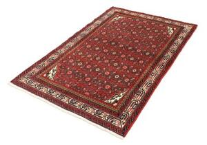 Tappeto Hamadan Stilizzato Rosso Blu Scuro 103x159 Cm
