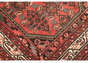 Tappeto Hamadan Stilizzato Rosso Ruggine Nero 100x150 Cm