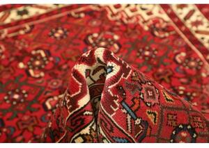 Tappeto Hamadan Stilizzato Rosso Avorio 102x147 Cm