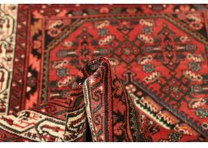 Tappeto Hamadan Stilizzato Rosso Ruggine Nero 100x150 Cm