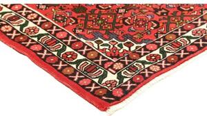 Tappeto Hamadan Stilizzato Rosso Avorio 106x149 Cm