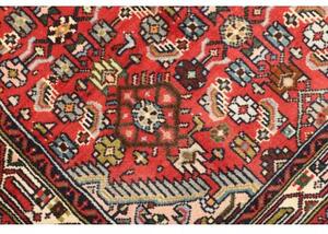 Tappeto Hamadan Stilizzato Rosso Beige 102x150 Cm