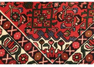Tappeto Hamadan Stilizzato Rosso Avorio 106x149 Cm