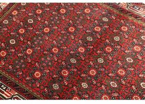 Tappeto Hamadan Stilizzato Rosso Blu Scuro 103x159 Cm