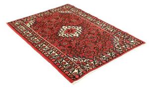 Tappeto Hamadan Stilizzato Rosso Avorio 106x149 Cm