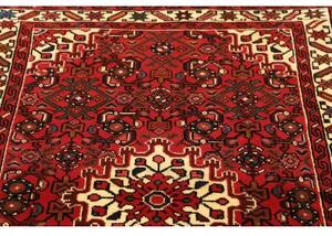 Tappeto Hamadan Stilizzato Rosso Avorio 102x147 Cm