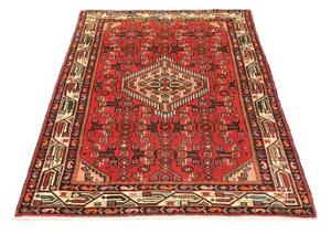 Tappeto Hamadan Stilizzato Rosso Beige 102x150 Cm
