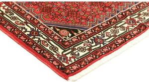 Tappeto Hamadan Stilizzato Rosso Avorio 106x147 Cm