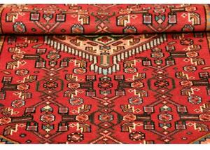 Tappeto Hamadan Stilizzato Rosso Beige 102x150 Cm