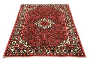 Tappeto Hamadan Stilizzato Rosso Avorio 104x152 Cm