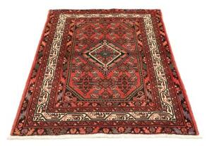 Tappeto Hamadan Stilizzato Rosso Ruggine Nero 100x150 Cm