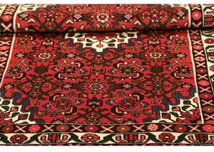 Tappeto Hamadan Stilizzato Rosso Avorio 106x149 Cm