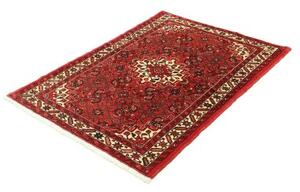 Tappeto Hamadan Stilizzato Rosso Avorio 102x147 Cm